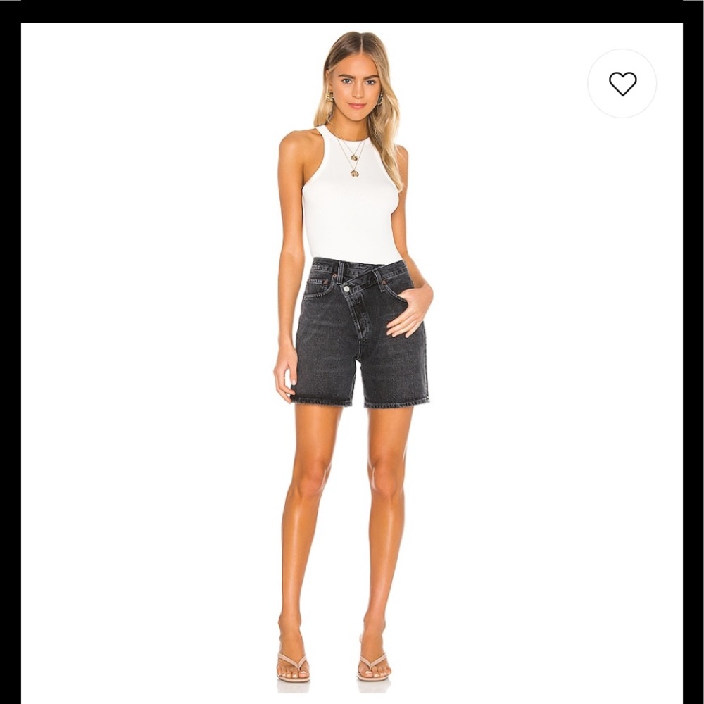 AGOLDE Criss Cross Shorts Photogram Size 28-31 NWT